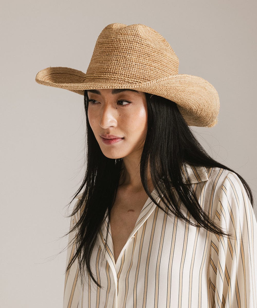 Ames Packable Straw Cowboy Hat