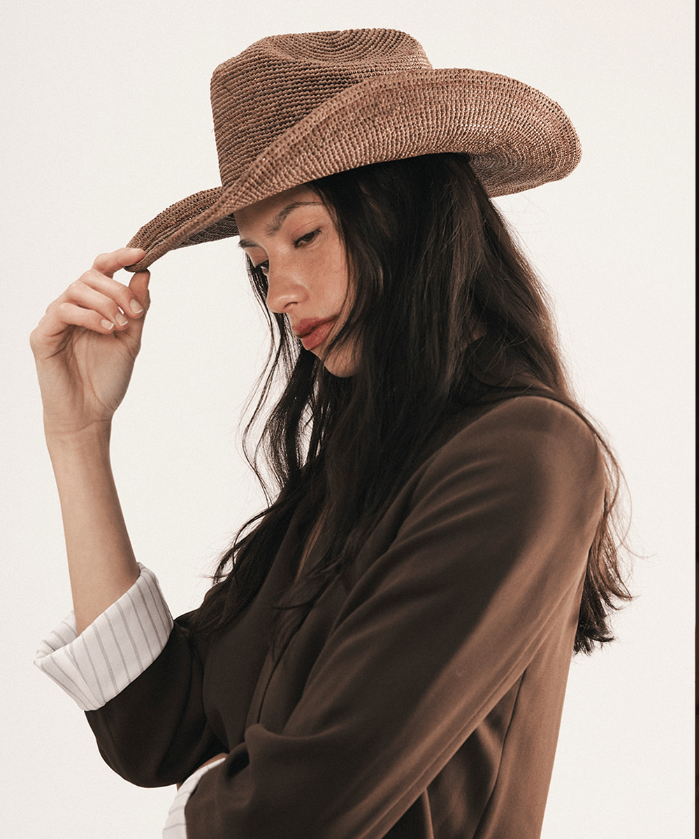 Ames Packable Straw Cowboy Hat
